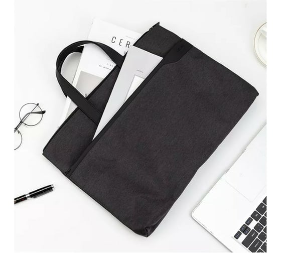 Папка-портфель DELI 63750 GREY 1 отделение терилен серый 1366169