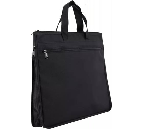 Папка-портфель DELI Extend EB55122 2 отделения A4 текстиль черный 1059049