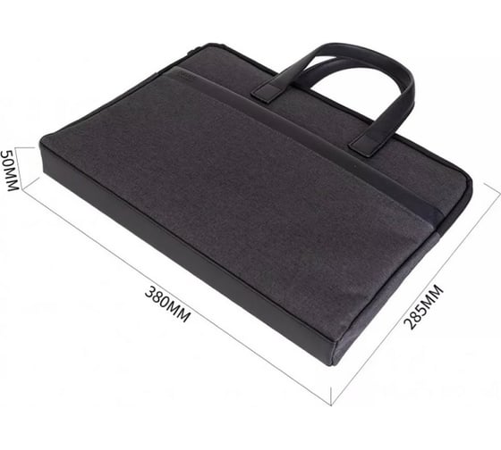 Папка-портфель DELI 63751 GREY 1 отделение терилен серый 1366171