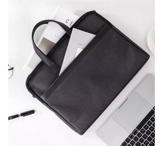Папка-портфель DELI 63751 GREY 1 отделение терилен серый 1366171