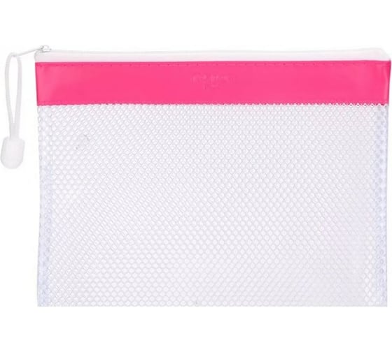 Папка на молнии DELI Rio ZIP EF45202 A5 ПВХ цвет молнии ассорти сетка, 12 шт 1082753