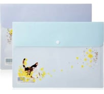 Конверт на кнопке DELI 72592 A4 полипропилен 0.16 мм ассорти, 120 шт 1394971