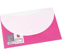 Конверт на кнопке DELI E38977 A4 горизонтальное расширение полипропилен 0.18 мм ассорти, 10 шт 430689