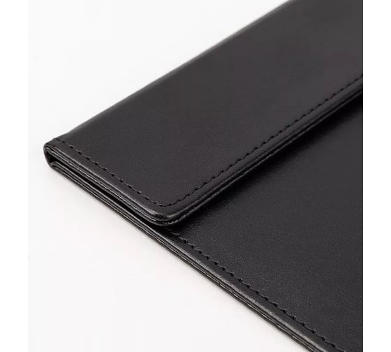 Папка-планшет DELI 64507 BLACK A5 искусственная кожа черный с магнитной крышкой, 24 шт 1394325