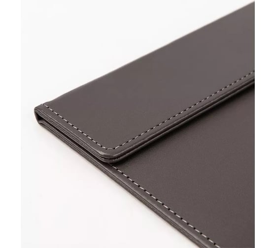 Папка-планшет DELI 64506 GREY A4 искусственная кожа серый с магнитной крышкой, 18 шт 1405355