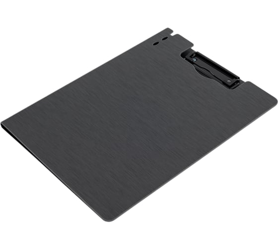 Папка-планшет DELI 64513 DK-GREY A4 полипропилен вспененный темно-серый с крышкой, 24 шт 1394379