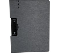 Папка-планшет DELI 64512 DK-GREY A4 полипропилен вспененный темно-серый с крышкой, 24 шт 1394374