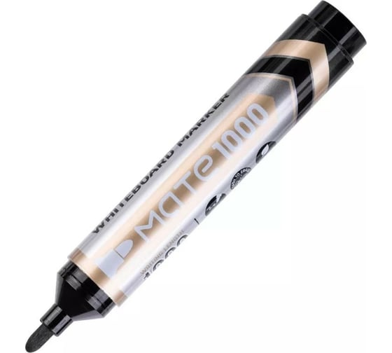 Маркер для досок DELI Mate EU008-BK круглый пишущий наконечник черный, 10 шт 1485620