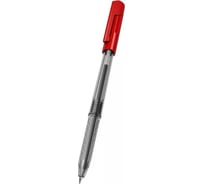 Шариковая ручка DELI Arrow EQ00940 прозрачный/красный корпус диаметр 0.7 мм красные чернила красный, 12 шт 1143798