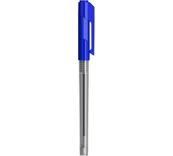 Шариковая ручка DELI Arrow EQ00930 прозрачный/синий корпус диаметр 0.7 мм синие чернила синий, 12 шт 1143794