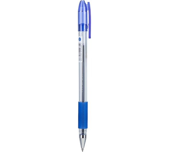 Шариковая ручка DELI Arris EQ55-BL диаметр 0.7 мм синие чернила резиновая манжета, 12 шт 1505210