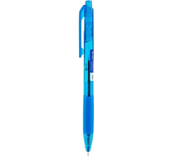 Автоматическая шариковая ручка DELI X-tream EQ21-BL синий/прозрачный корпус диаметр 0.7 мм синие чернила резиновая манжета, 12 шт 1485128