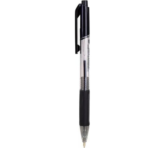 Автоматическая шариковая ручка DELI X-tream EQ02320 прозрачный/черный корпус диаметр 0.7 мм черные чернила сменный стержень, 12 шт 1125096 1