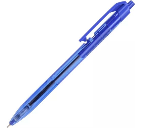 Автоматическая шариковая ручка DELI X-tream EQ02130 синий корпус диаметр 0.7 мм синие чернила линия 0.4мм, 12 шт 1215497