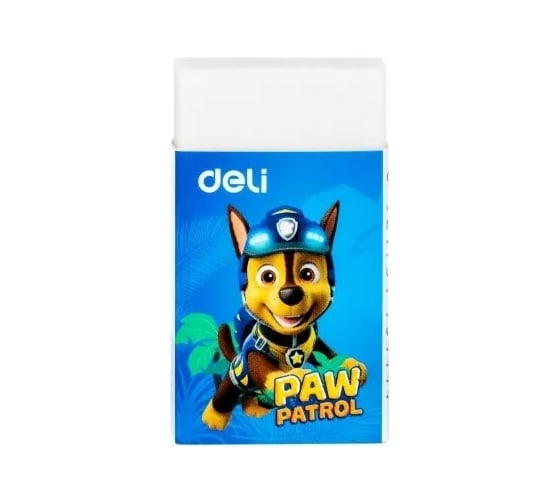 Ластик DELI Paw Patrol EH308 45x25x12 мм ПВХ ассорти картонный дисплей, 27 шт 1640938