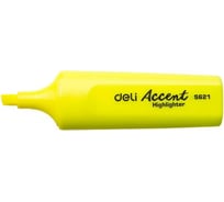 Текстовыделитель DELI ES621 yellow скошенный пишущий наконечник 1-5 мм желтый 436875