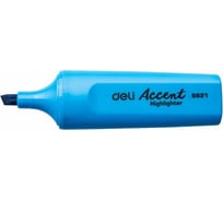 Текстовыделитель DELI Accent ES621 BLUE скошенный пишущий наконечник 1-5 мм синий 436859
