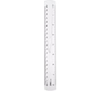 Линейка DELI EG01612 пластик длина 20 см прозрачный с держателем, 20 шт 1215025