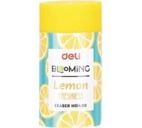 Ластик DELI Blooming EH01400 цилиндр 22x43 мм ассорти, 30 шт 1027141