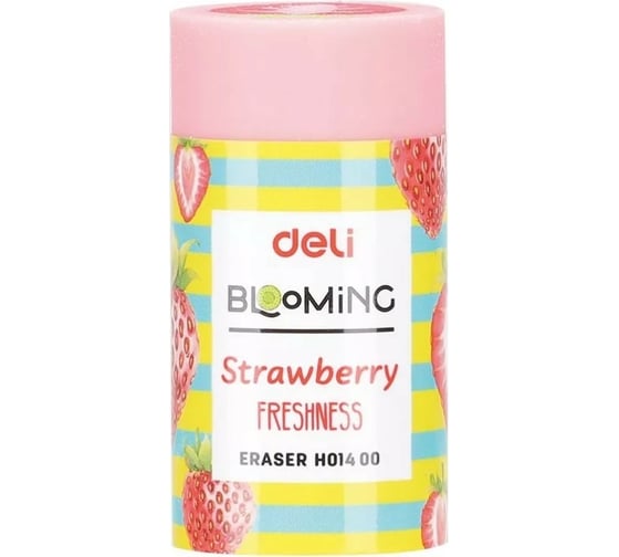 Ластик DELI Blooming EH01400 цилиндр 22x43 мм ассорти, 30 шт 1027141