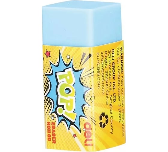 Ластик DELI POP EH01100 ассорти, 36 шт 1027138