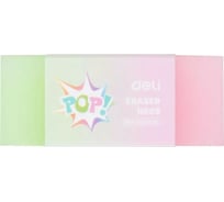 Ластик DELI POP EH00800 48x19x10 мм ПВХ ассорти индивидуальная картонная упаковка, 30 шт 1005540