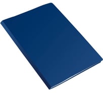 Папка БЮРОКРАТ Economy с 20 прозрачными вкладками, A4, пластик, 0.4 мм, синий 817011