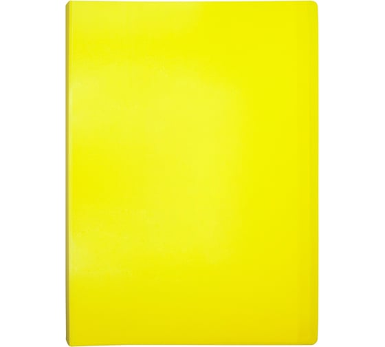Папка БЮРОКРАТ Double Neon DNE07V30YEL с 30 прозрачными вкладками, A4, пластик, 0.7 мм, желтый, 14 шт 1131765 1
