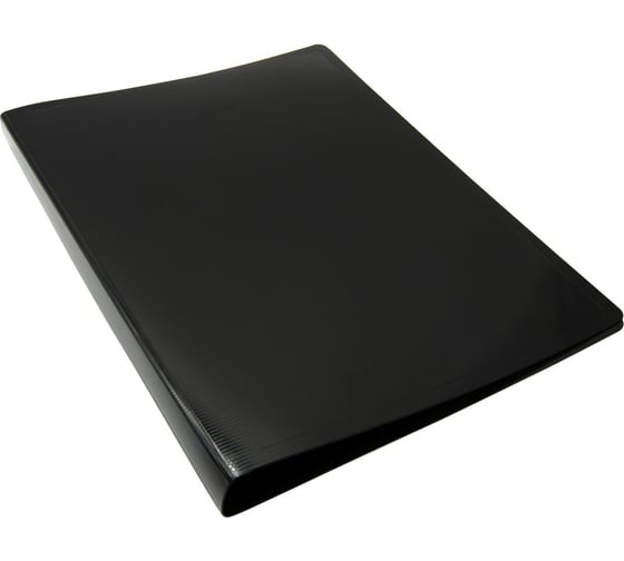 Папка БЮРОКРАТ DeLuxe DLV10BLCK с 10 прозрачными вкладками, A4, пластик, 0.7 мм, черный, 14 шт 1135751 1