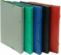 Портфель БЮРОКРАТ BPR13 13 отделений, A4, пластик 0.7 мм, ассорти, 18 шт 876093