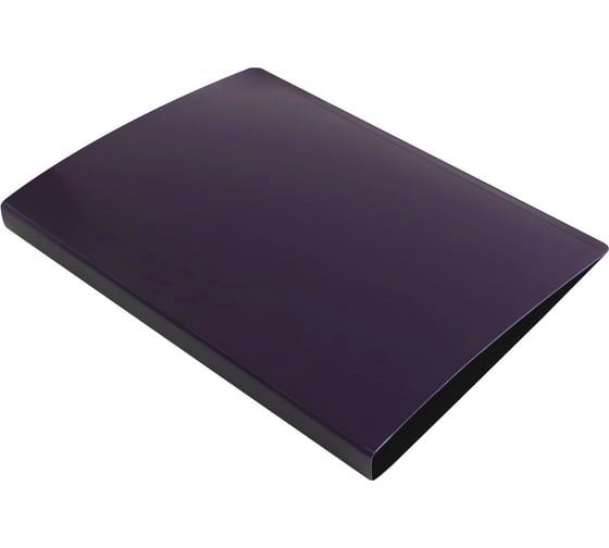 Папка БЮРОКРАТ DeLuxe DL07CBBERRY с металлическим зажимом, A4, пластик 0.7 мм, черничный, 14 шт 1135811 1