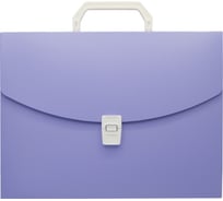 Портфель БЮРОКРАТ Pastel PASTPP01VIO 1 отделение, A4, пластик 0.7 мм, фиолетовый, 14 шт 1604894