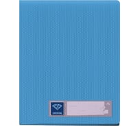 Папка БЮРОКРАТ Crystal CR40BLUE с 40 прозрачными вкладками, A4, пластик, 0.5 мм, синий, 25 шт 816989