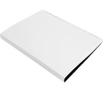 Папка БЮРОКРАТ DeLuxe DL07CMILK с металлическим зажим, A4, пластик 0.7 мм, молочный, 14 шт 1135806