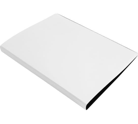 Папка БЮРОКРАТ DeLuxe DL07CMILK с металлическим зажим, A4, пластик 0.7 мм, молочный, 14 шт 1135806 1