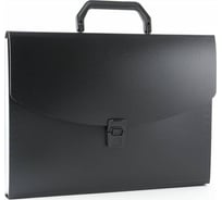 Портфель БЮРОКРАТ BPP13BLCK 13 отделений, A4, пластик 0.7 мм, черный, 14 шт 876045