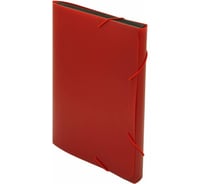 Портфель БЮРОКРАТ BPR6RED 6 отделений, A4, пластик, 0.7 мм, красный, 18 шт 876080