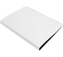 Папка БЮРОКРАТ DeLuxe DL07PMILK с металлической пружиной скоросшивателем, A4, пластик 0.7 мм, молочный 1135794