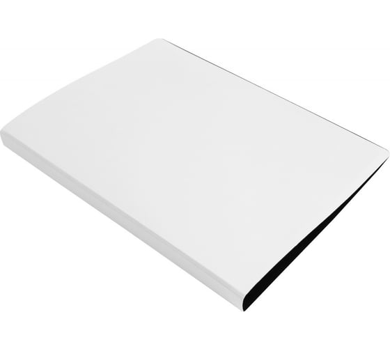Папка БЮРОКРАТ DeLuxe DL07PMILK с металлической пружиной скоросшивателем, A4, пластик 0.7 мм, молочный 1135794