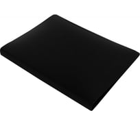 Папка БЮРОКРАТ DeLuxe DL07PBLCK с металлической пружиной скоросшивателем, A4, пластик 0.7 мм, черный 1135797