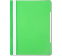 Папка-скоросшиватель БЮРОКРАТ PS20LETT A4, прозрачный верхний лист, пластик, салатовый 816301