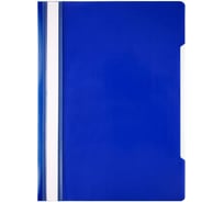 Папка-скоросшиватель БЮРОКРАТ Economy PSE20BLUE A4, прозрачный верхний лист, пластик, синий 998138