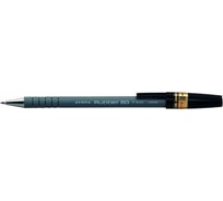 Шариковая ручка ZEBRA RUBBER 80 0.7 мм, корпус черный, каучук, микропоры, черные чернила 829332