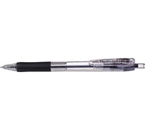 Шариковая ручка ZEBRA Tapli Clip 37011-10 корпус черный, d 0.7 мм, чернила черные, резиновая манжета 10 шт 1582785