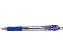 Шариковая ручка ZEBRA Tapli Clip 37012-10 корпус синий, d 0.7 мм, чернила синие, резиновая манжета 10 шт 1582781