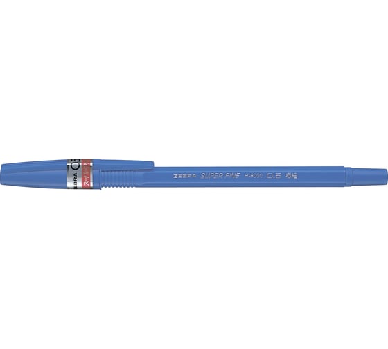 Шариковая ручка ZEBRA H-8000 E20662 корпус синий, d 0.5 мм, чернила синие, сменный стержень 10 шт 1582897 1