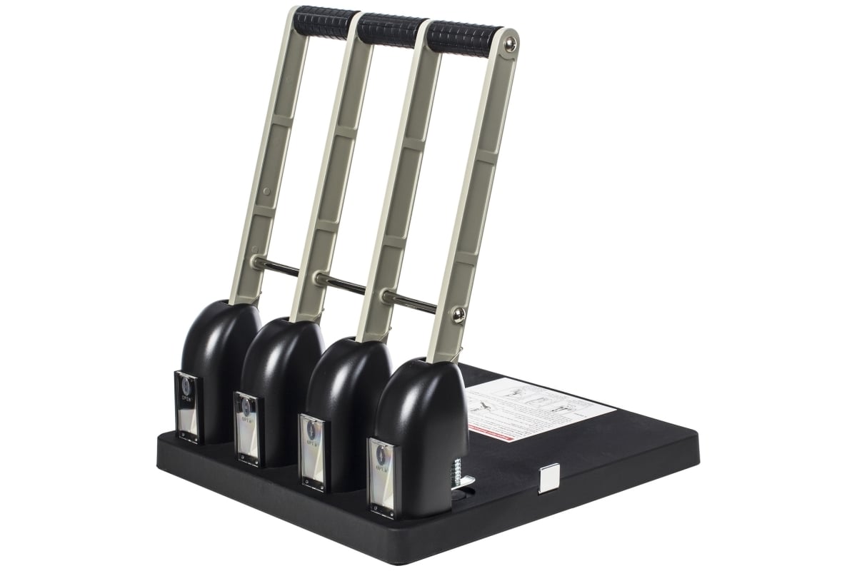 Дырокол KW-TRIO Heavy Duty 954 150 листов металл/пластик черный 4 ...