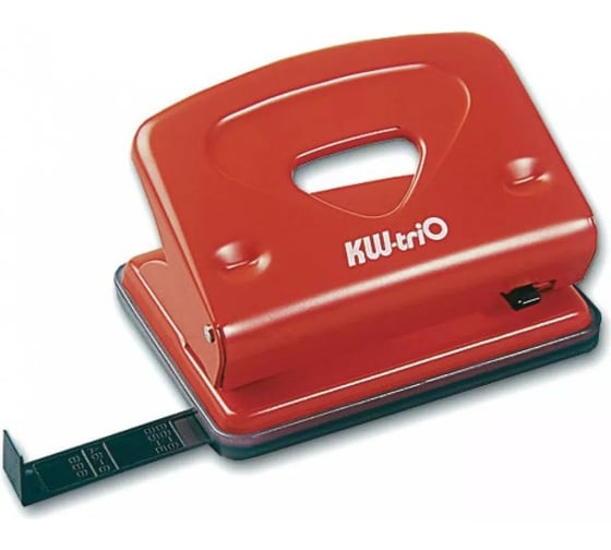 Дырокол KW-TRIO Classic Medium 942 16 листов металл ассорти 2 отверстия с линейкой 811659 1