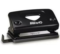 Дырокол KW-TRIO Classic Medium 942BLCK 16 листов металл ассорти 2 отверстия с линейкой 811660