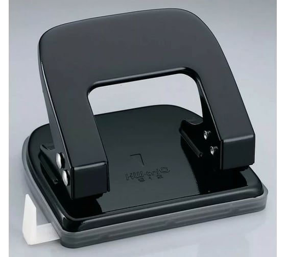Дырокол KW-TRIO Typical Smart 912BLCK 16 листов с линейкой черный 811641 1
